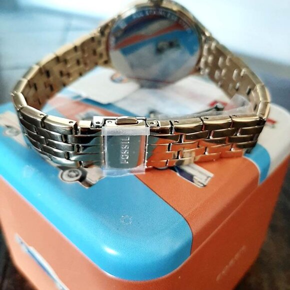 Fossil Women's Gold Champagne Swarovski Crystals Watch - Picture 3 of 6
